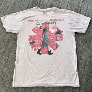 2016 Red Hot Chili Peppers The Getaway Graphic Tee - Cream
